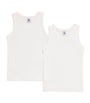 Petit Bateau Set of 2 Organic Cotton Vest Tops (2-14 Years)