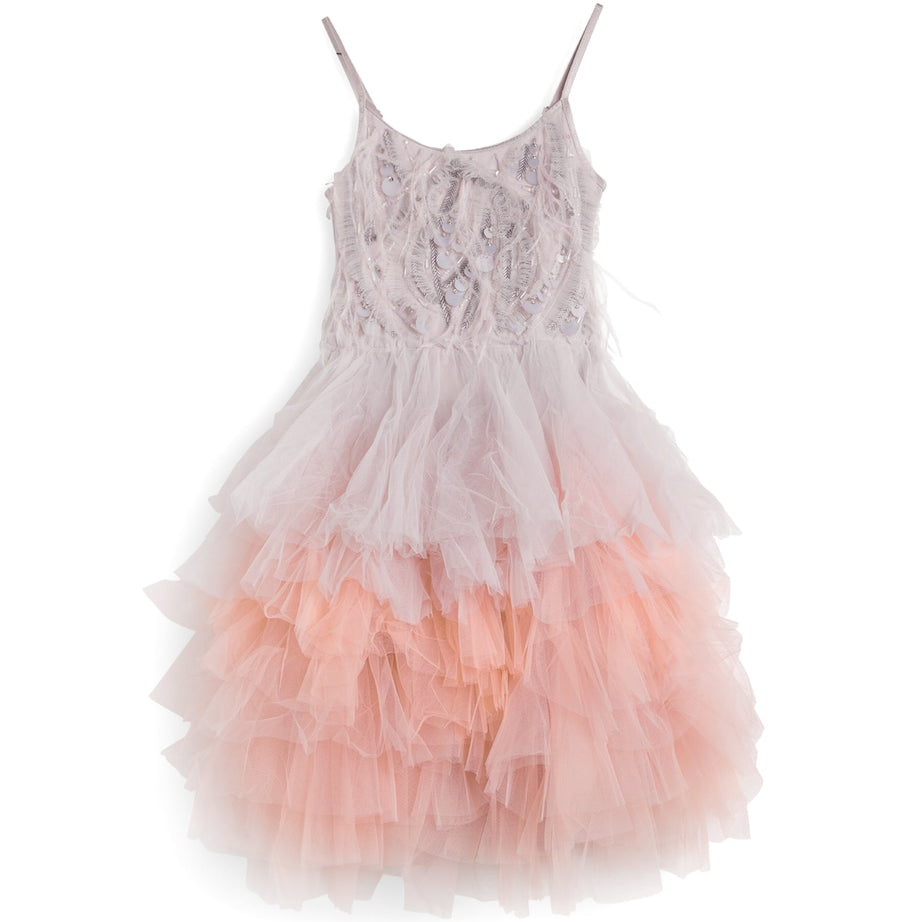 Tutu Du Monde Multi Feather-Trim Willow Dress (2-12 Years)