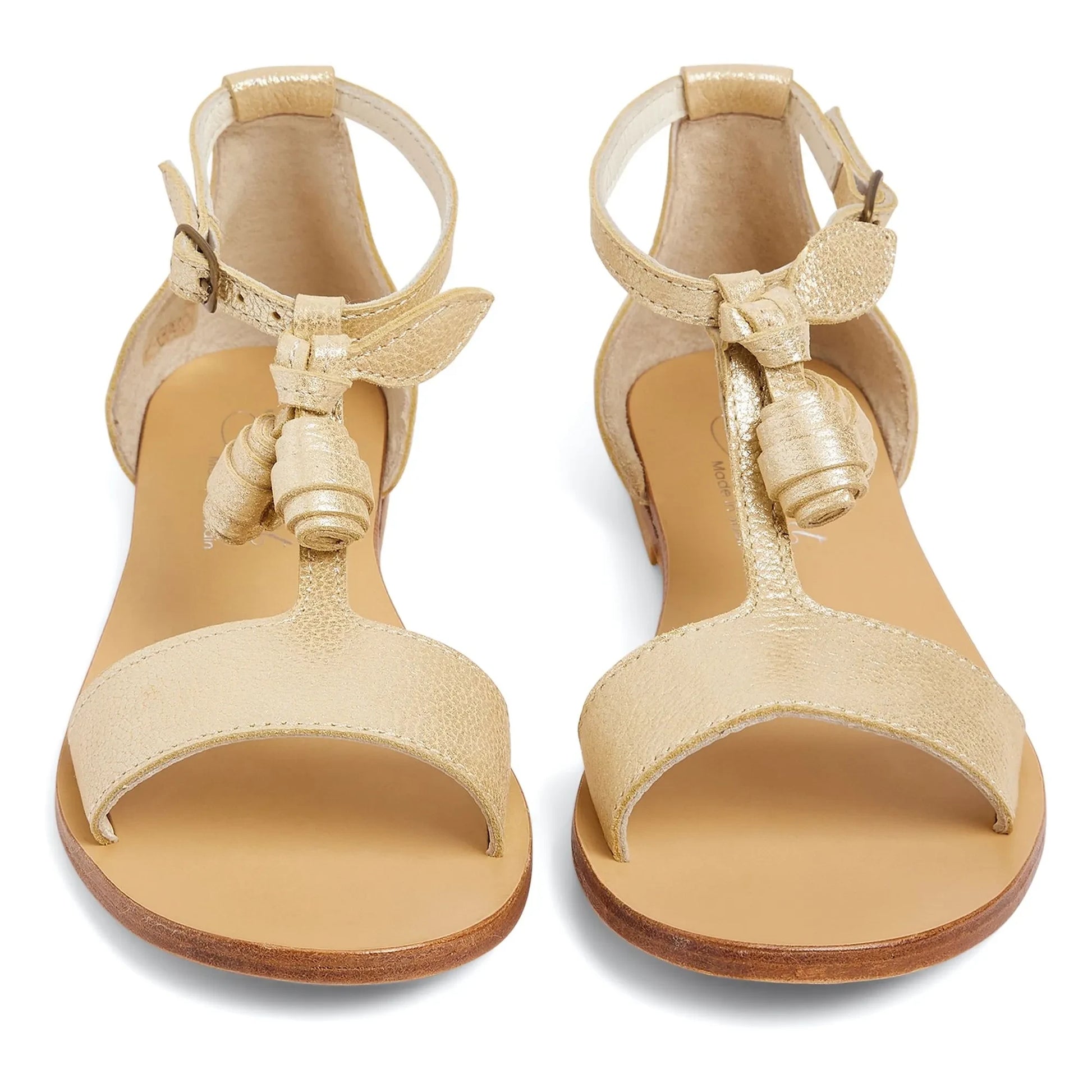 Bonpoint - Elmas Leather Sandals | Gold