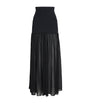 Hybrid Maxi Skirt BLACK