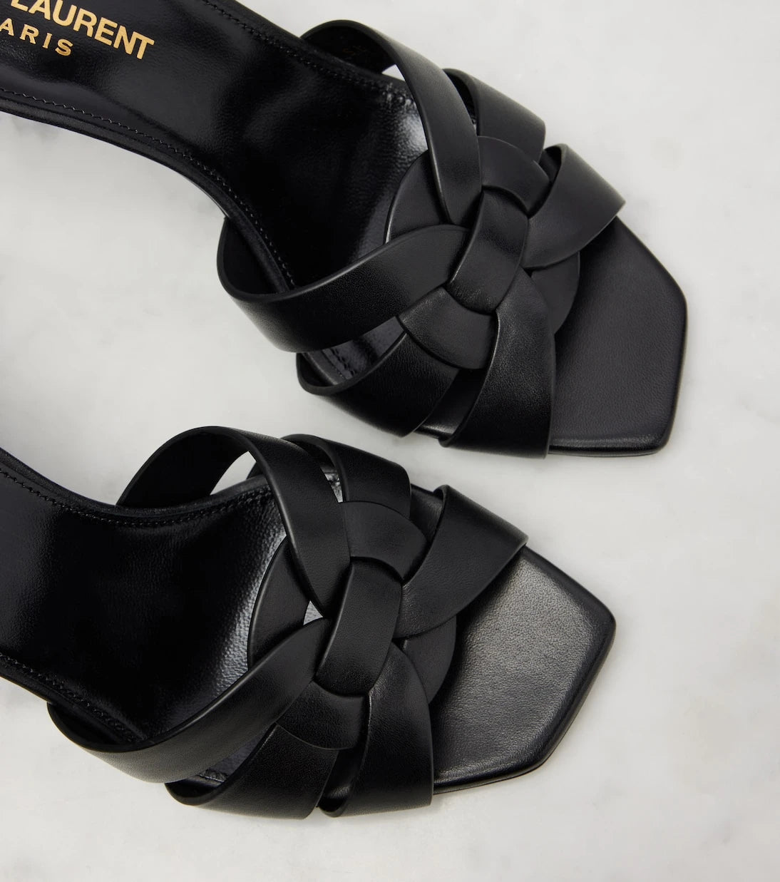 Saint Laurent - Tribute 85 leather sandals