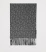 Burberry Grey Cashmere B Charm Scarf