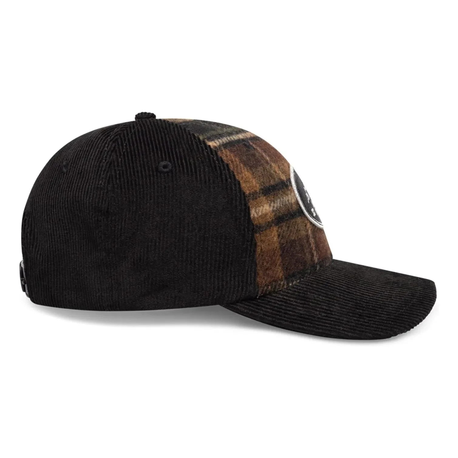 Les Deux - Skyline Patch Check Wool Checkered Cap | Brown