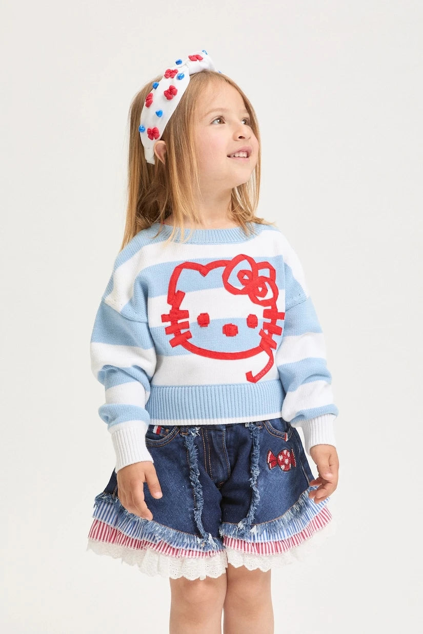 Monnalisa - x Hello Kitty striped sweater