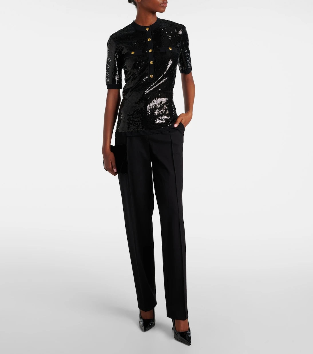 Rebecca Vallance - Devyn sequined top
