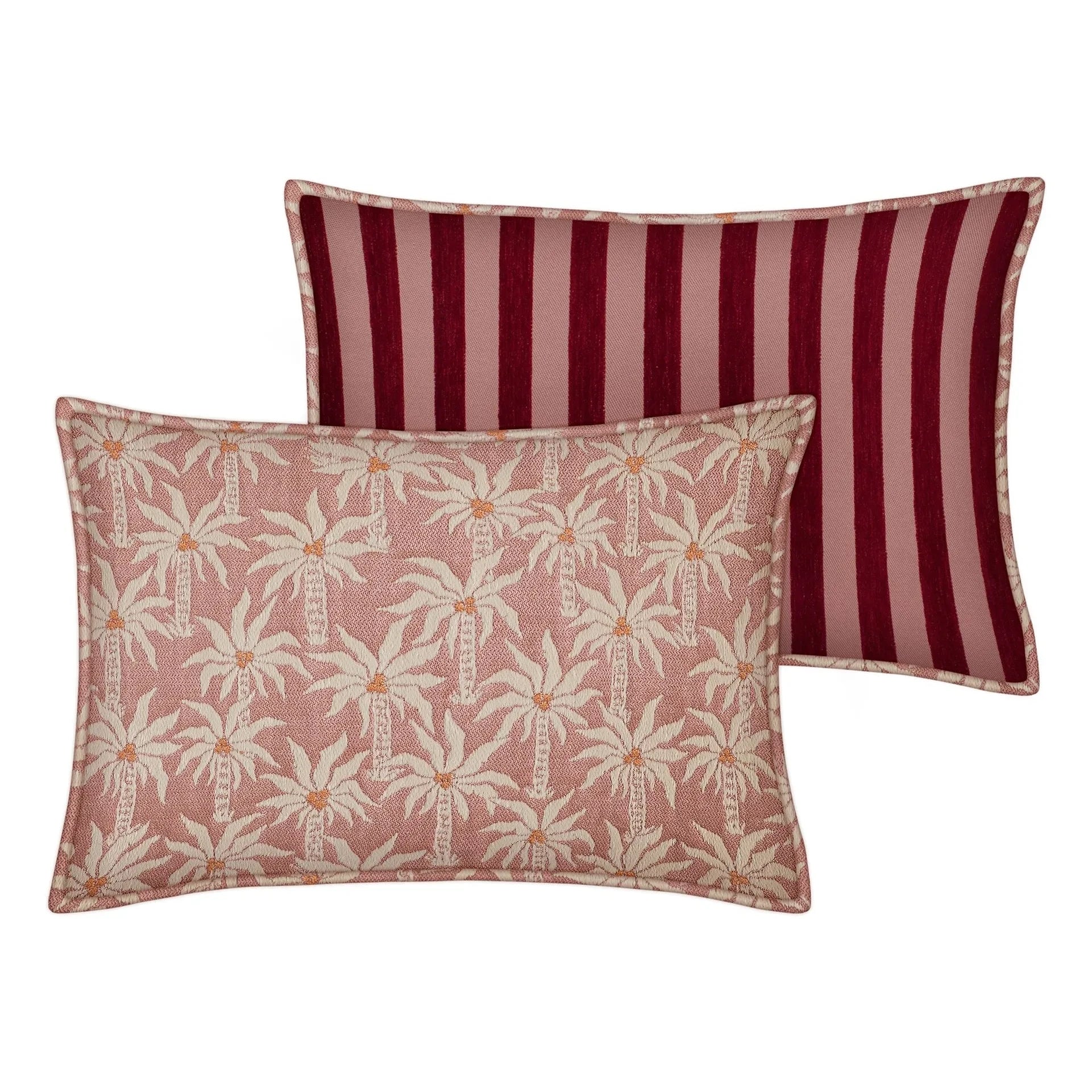 Palais - Laura x Jackie reversible cushion cover | Pink