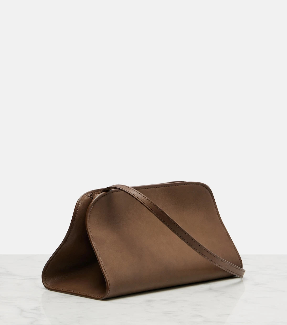The Row - Peggy Small leather clutch