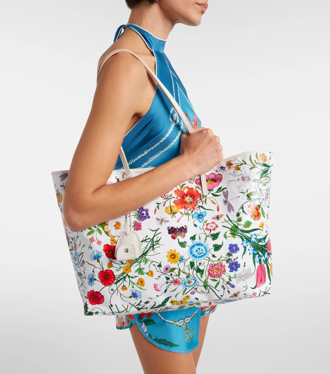 Gucci - Gucci Tribeca Large floral canvas shopper