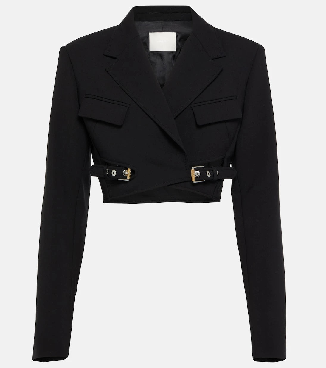 Dion Lee - Interlock belted cropped blazer