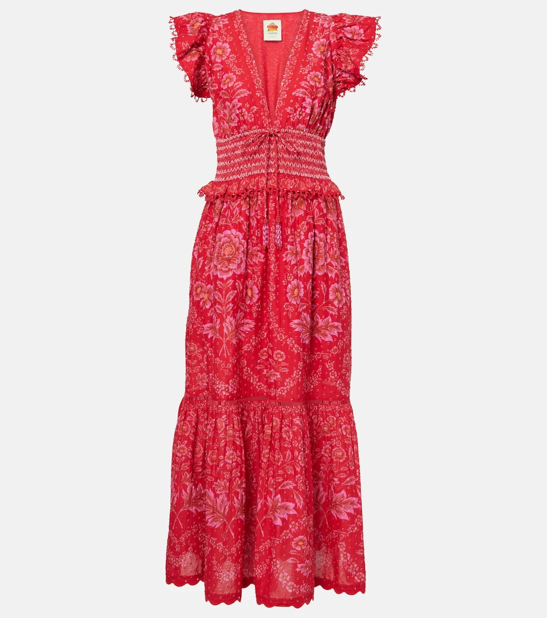 Farm Rio - Floral cotton maxi dress