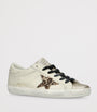 Golden Goose Beige Leather Super-Star Sneakers