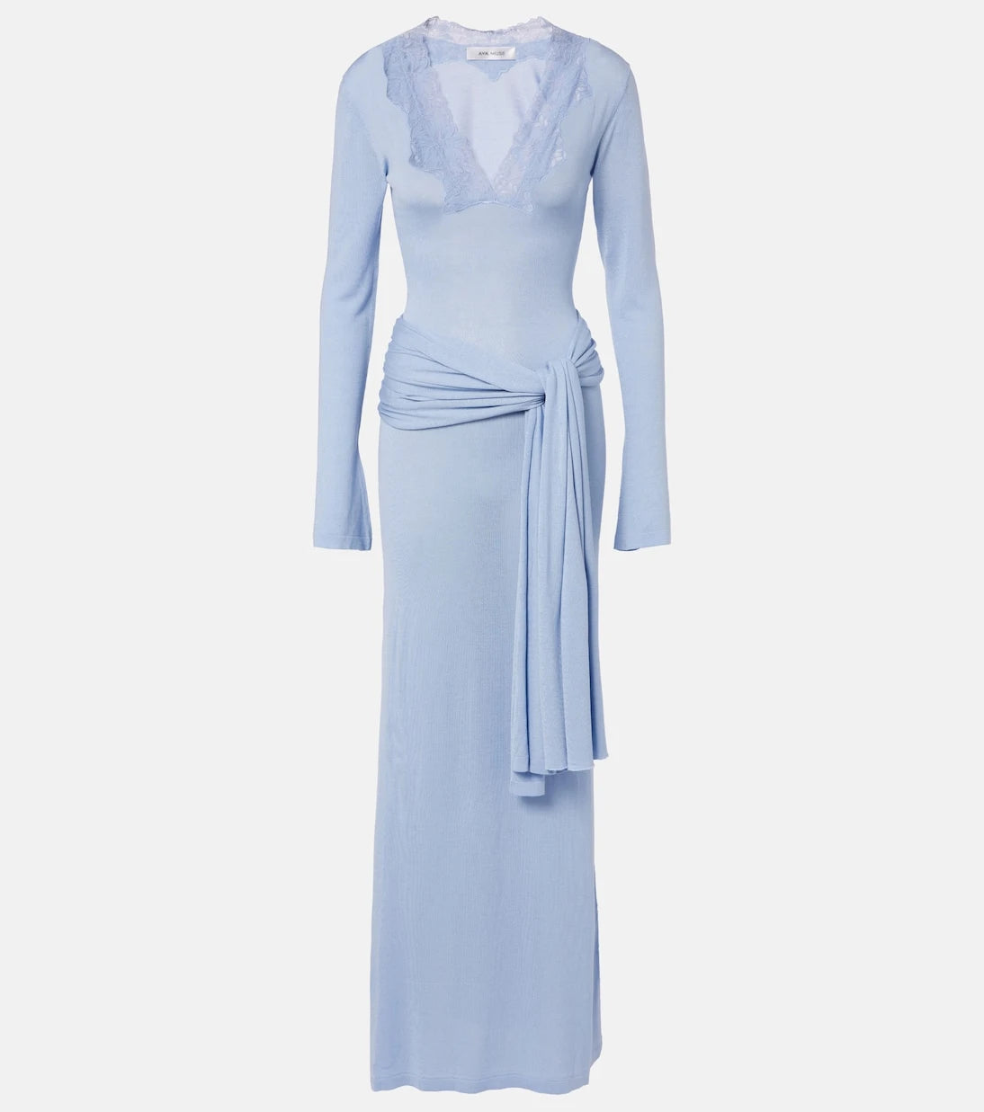 Aya Muse - Lace-trimmed maxi dress