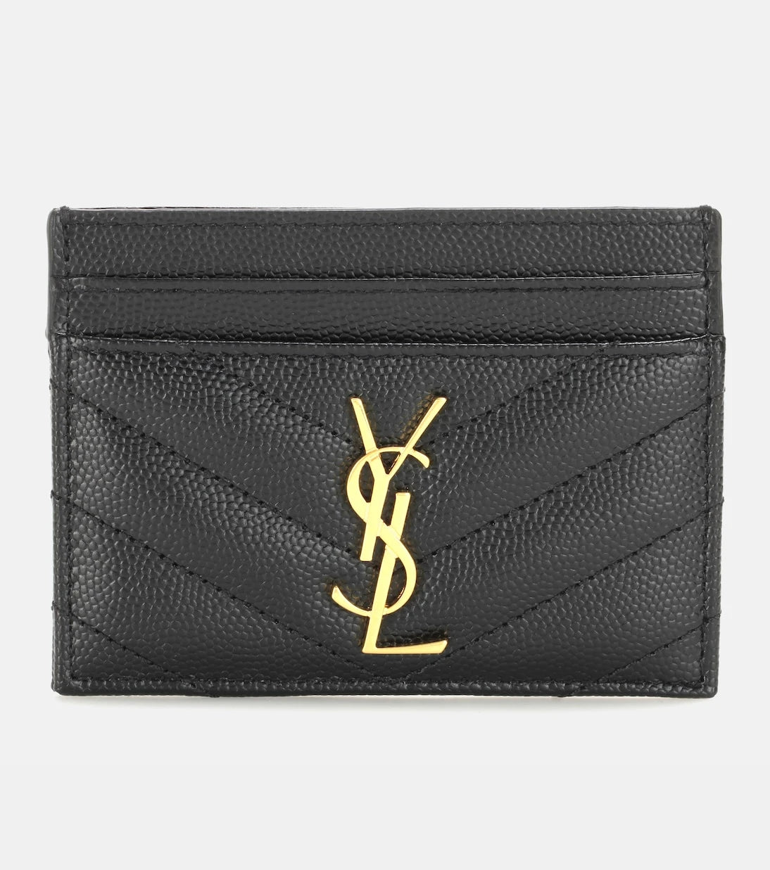 Saint Laurent - Monogram quilted leather card holder