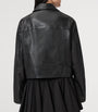Black Leather Masone Biker Jacket