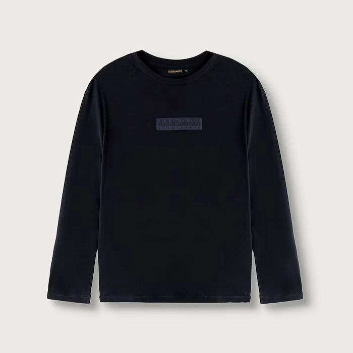 Çocuklar için pamuklu uzun kollu bluz S-NEW BOX LOGO LS