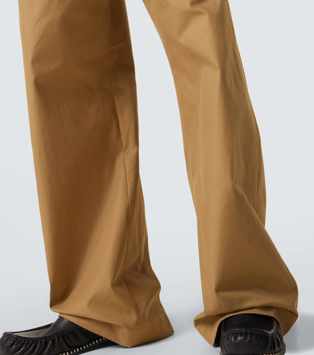 Dries Van Noten - Paneled cotton twill wide-leg pants
