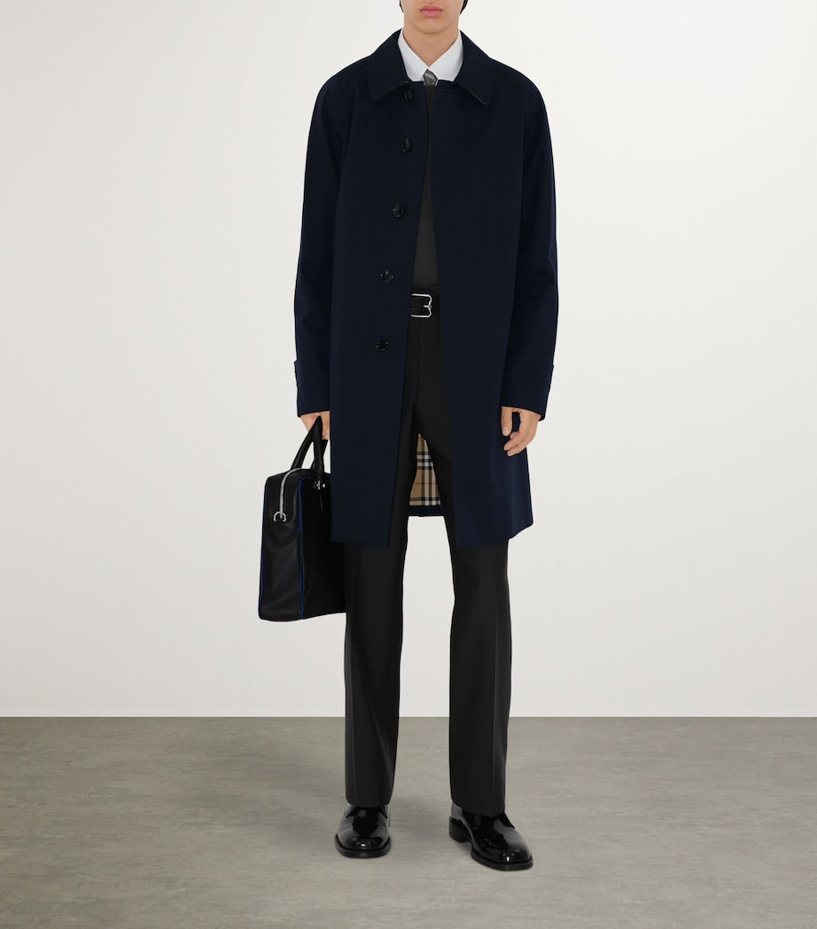 Blue Mid-Length Camden Heritage Car Coat