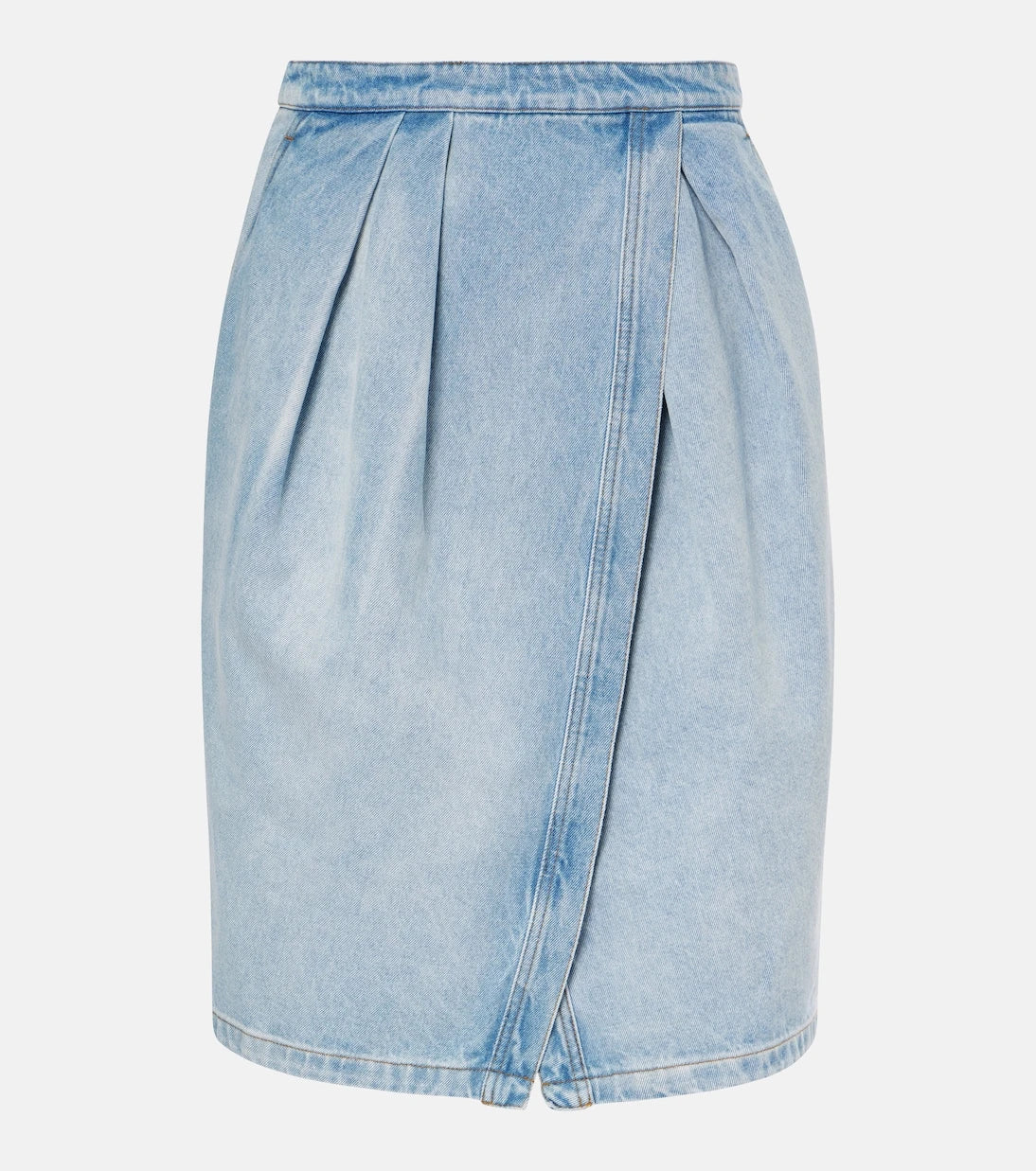 Dries Van Noten - Denim midi skirt
