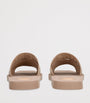 Pink Canvas Jacquard Woody Sandals