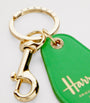 Green Leather Private Jet Keyring