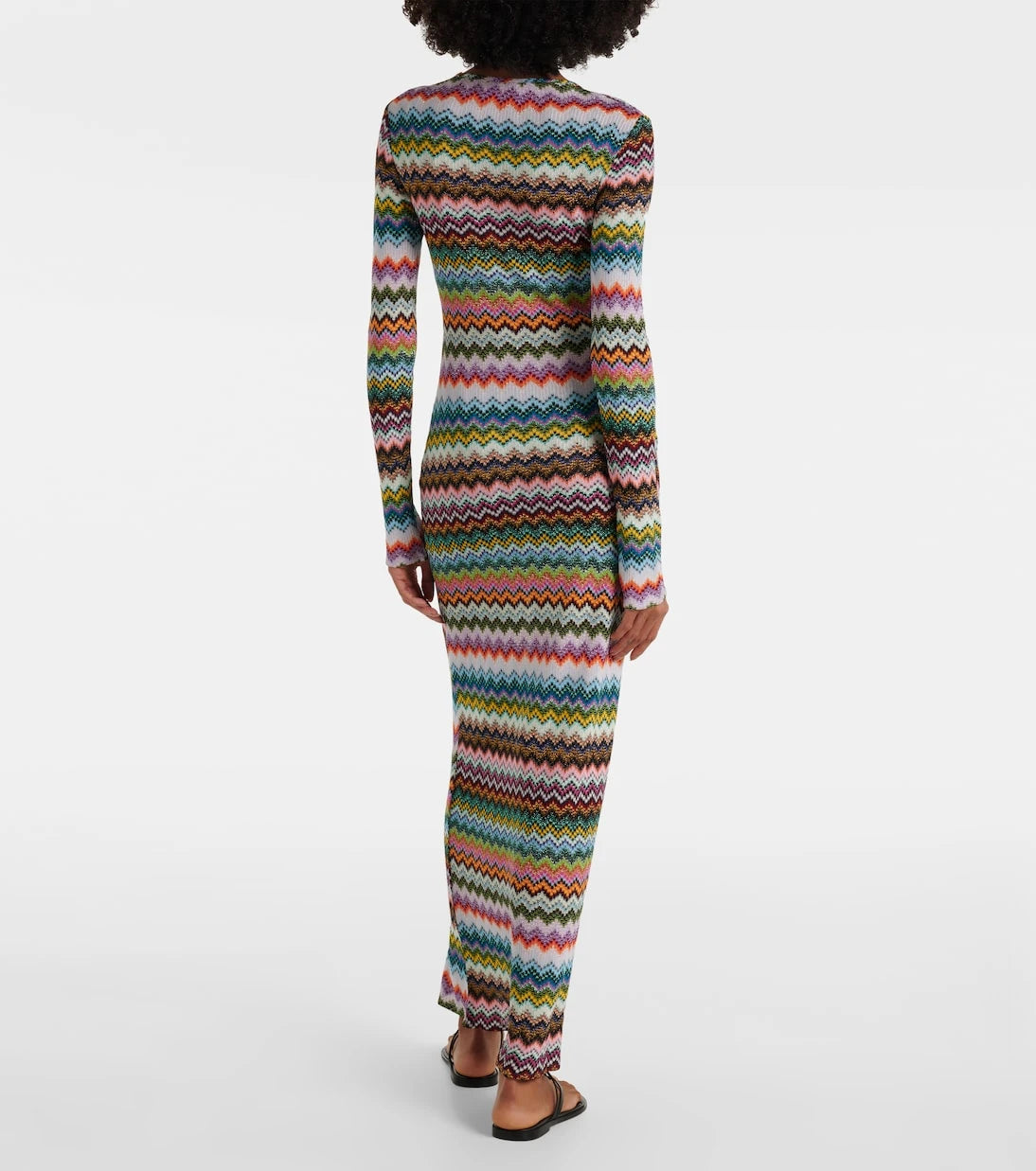 Missoni - Zigzag lamé maxi dress