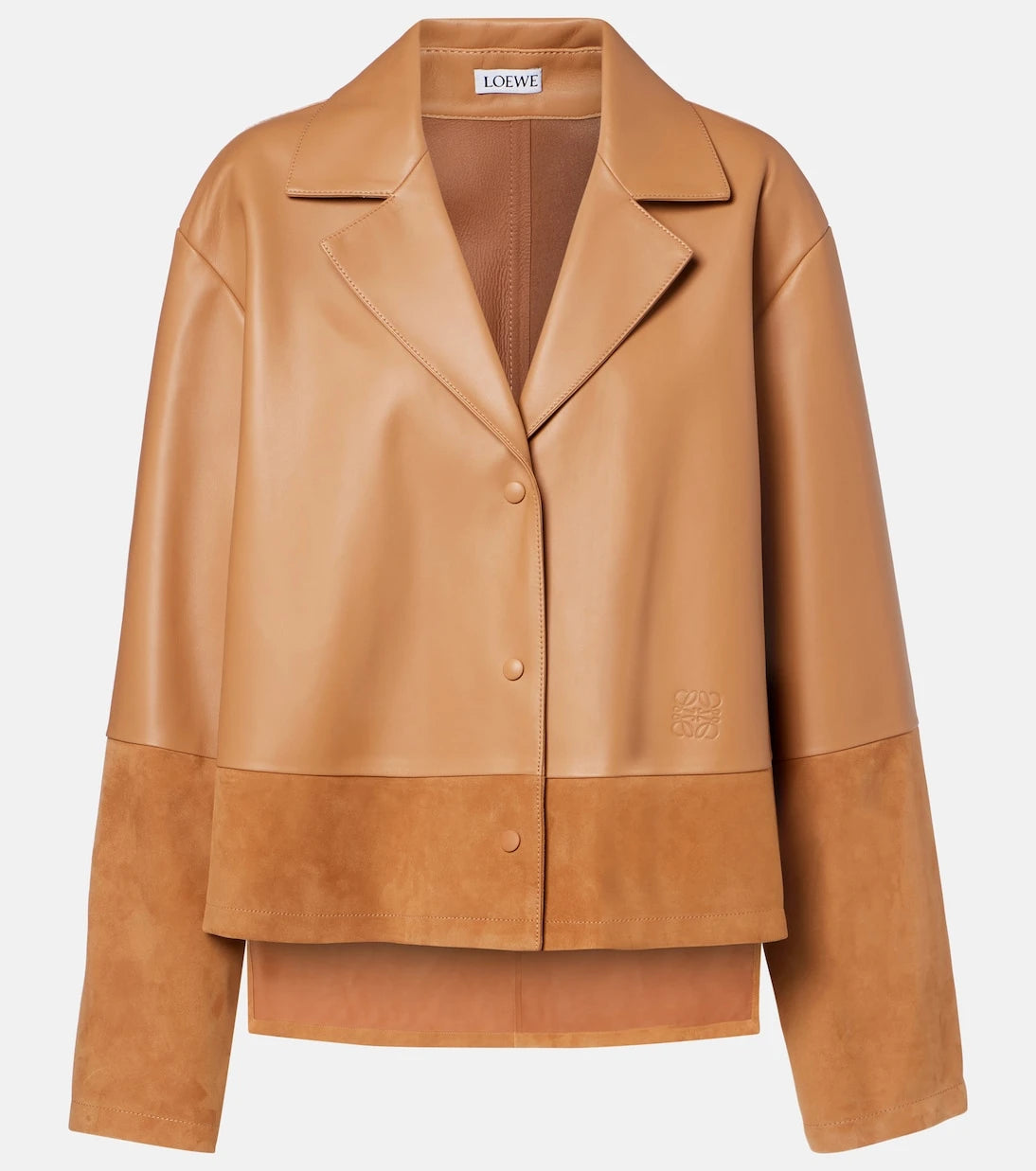 Loewe - Pyjama leather and suede jacket