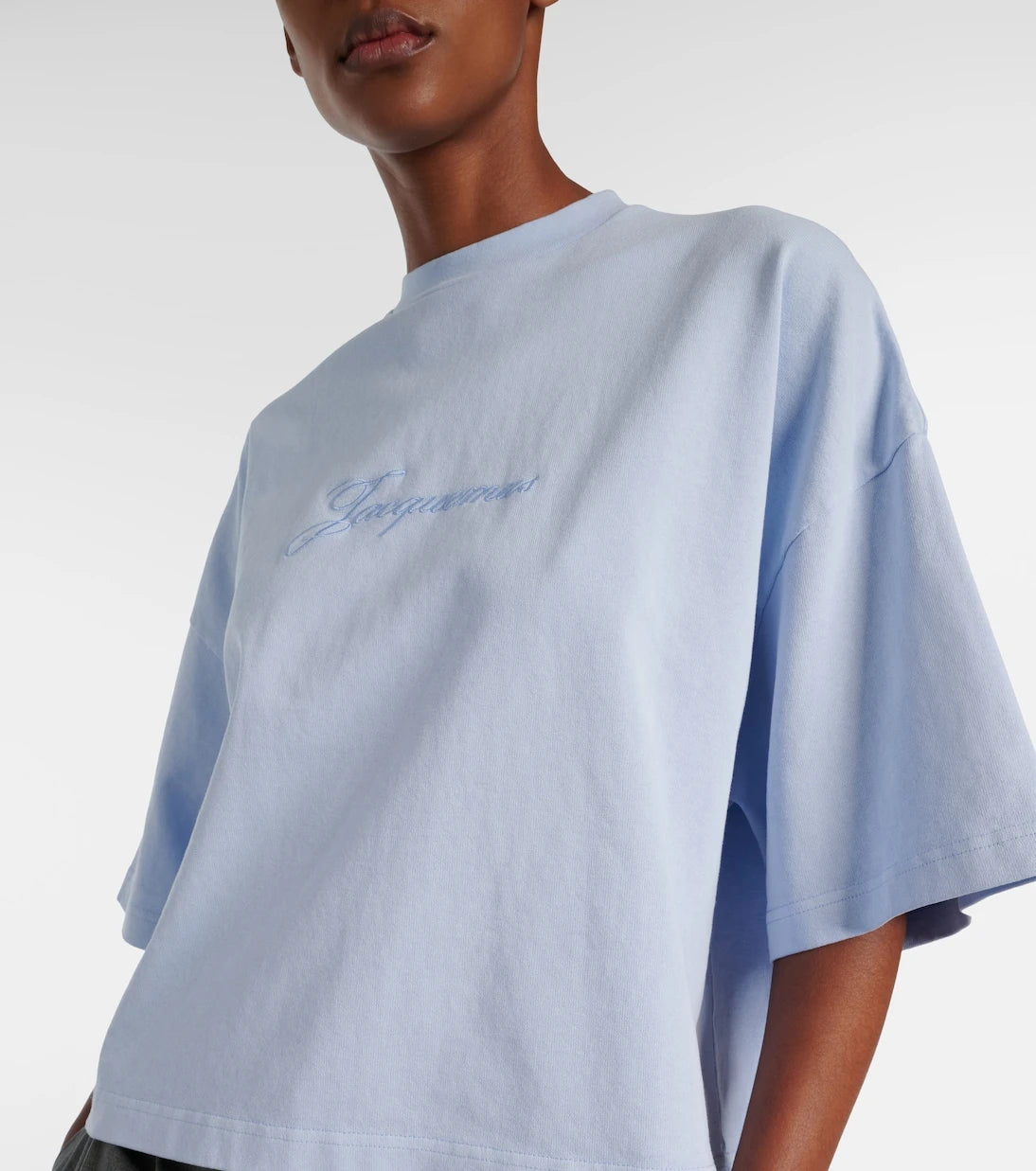 Jacquemus - تي شيرت بيجمنتو من جيرسي القطن