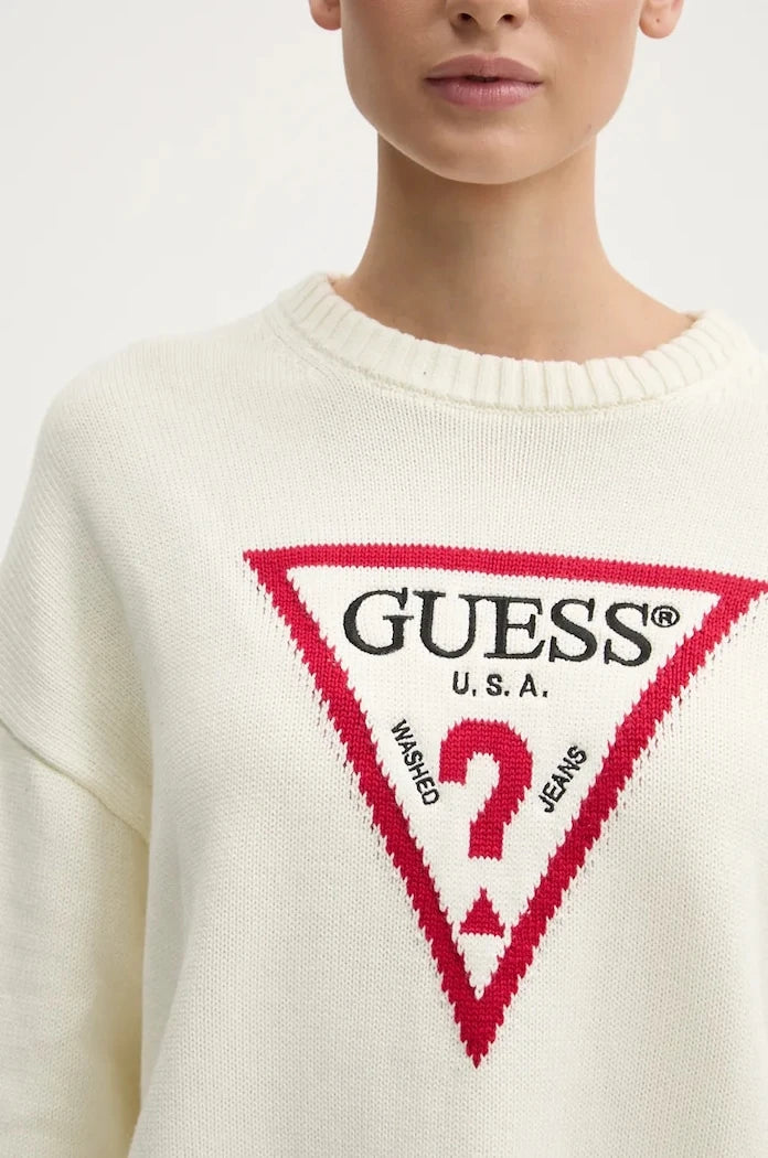 Pamuklu Kazak Guess Jeans