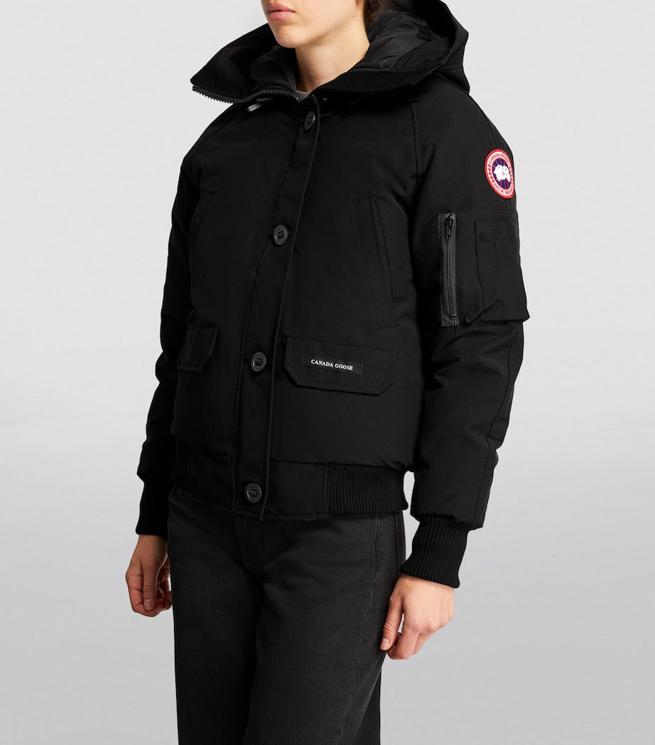 Canada Goose Black Chilliwack Puffer Bomber Jacket