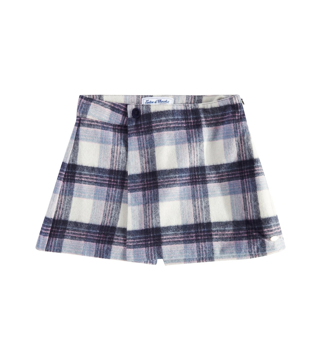 Tartine et Chocolat - Checked wool-blend skort