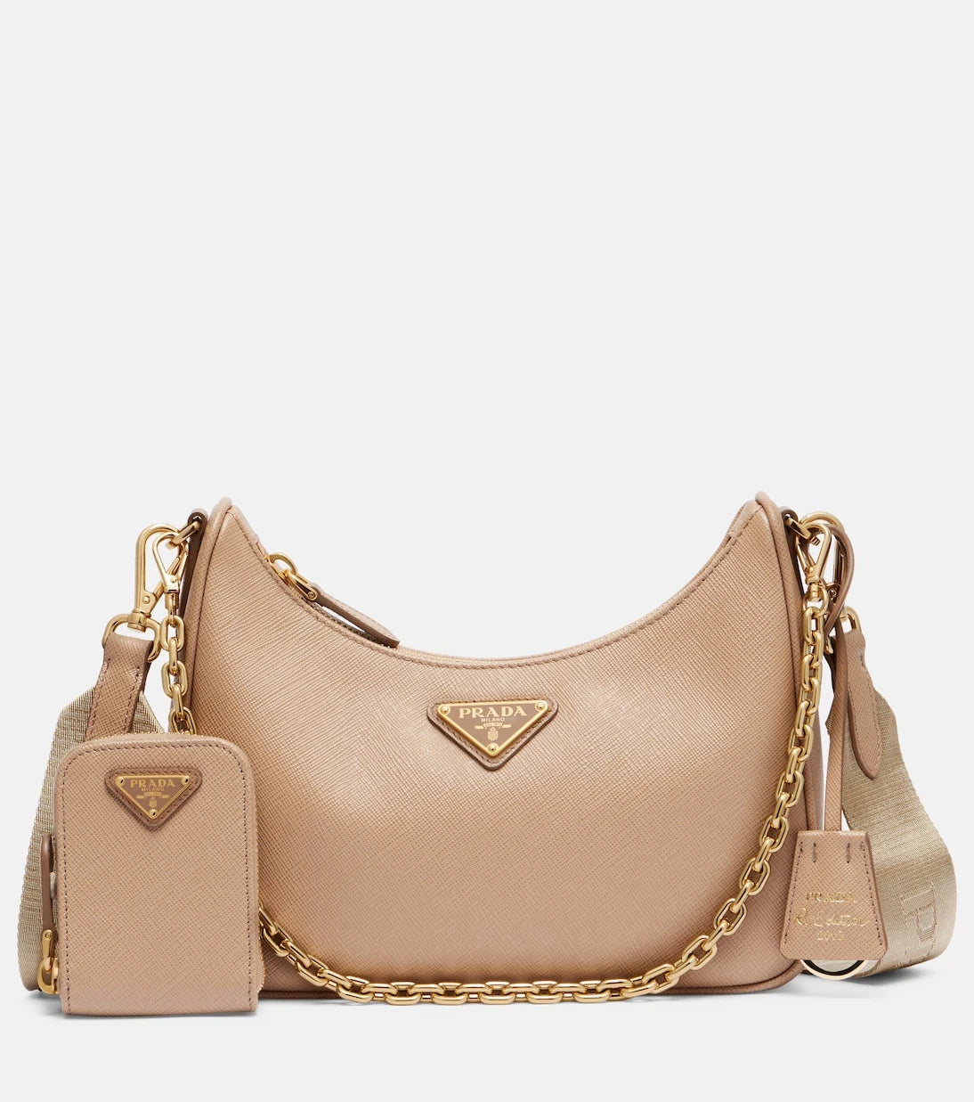 Prada - حقيبة كتف Re-Edition 2005 الجلدية