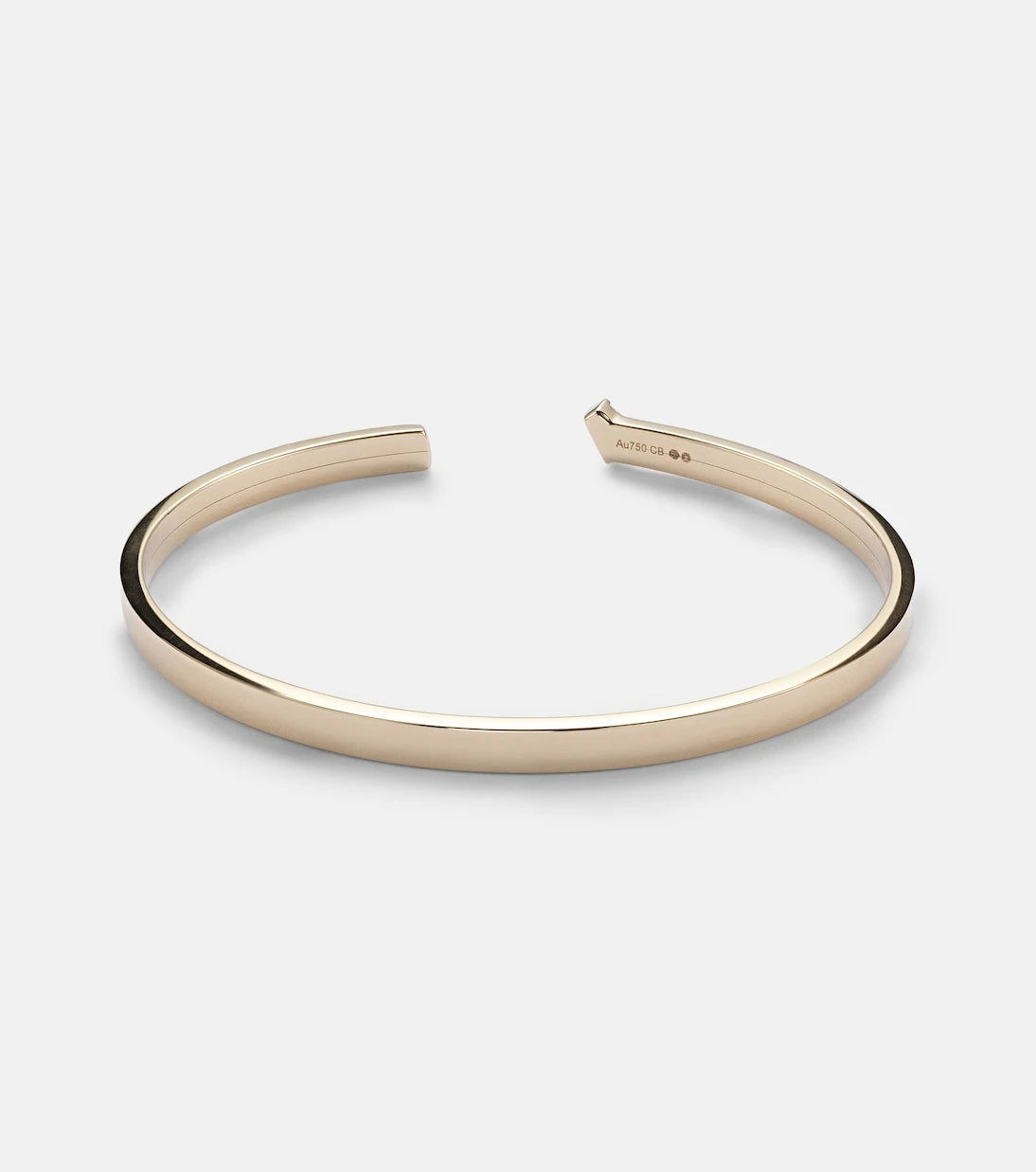 Bucherer Fine Jewellery - Medium 18kt gold bangle with diamonds