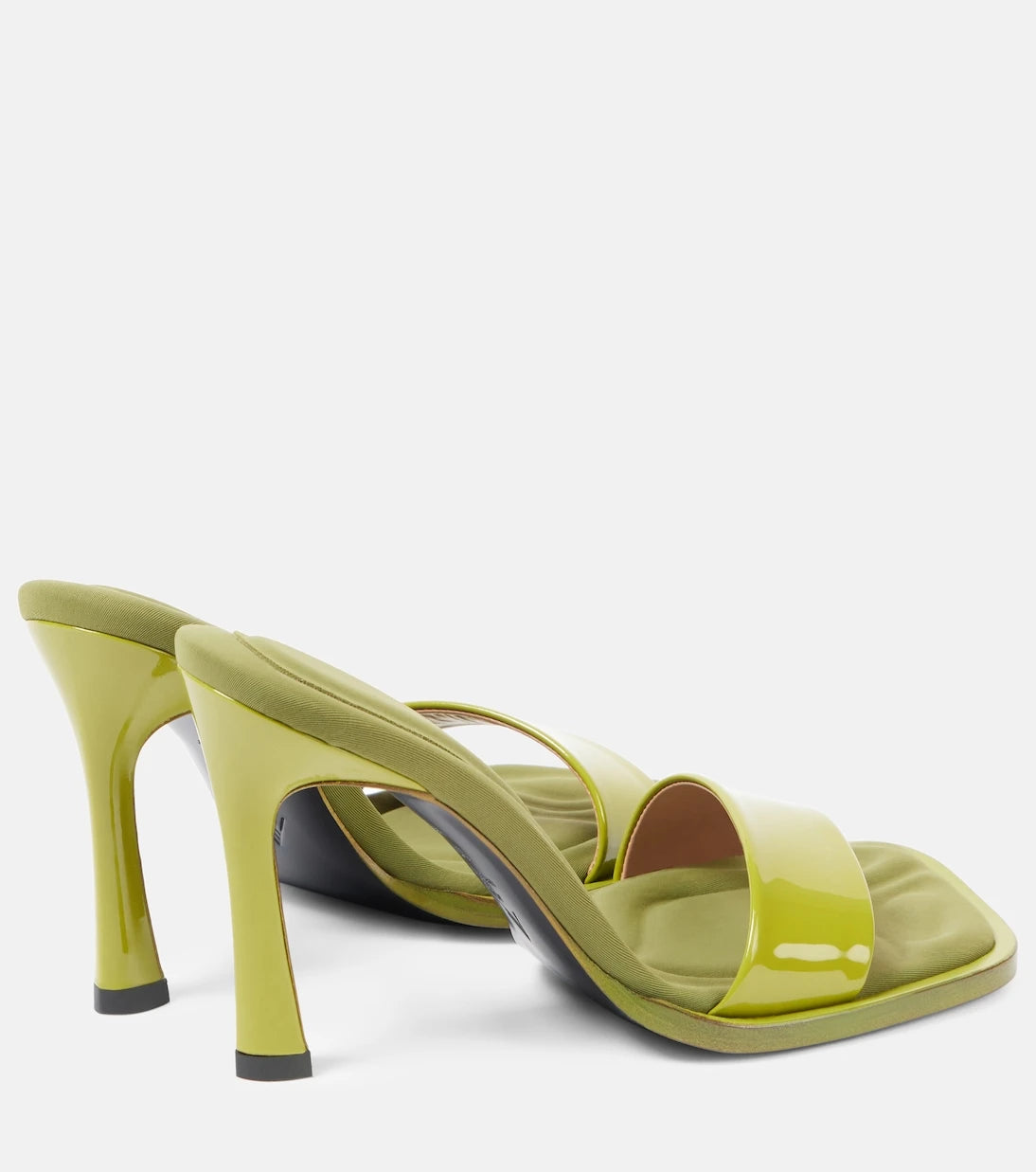 The Attico - Mia 95 patent leather mules