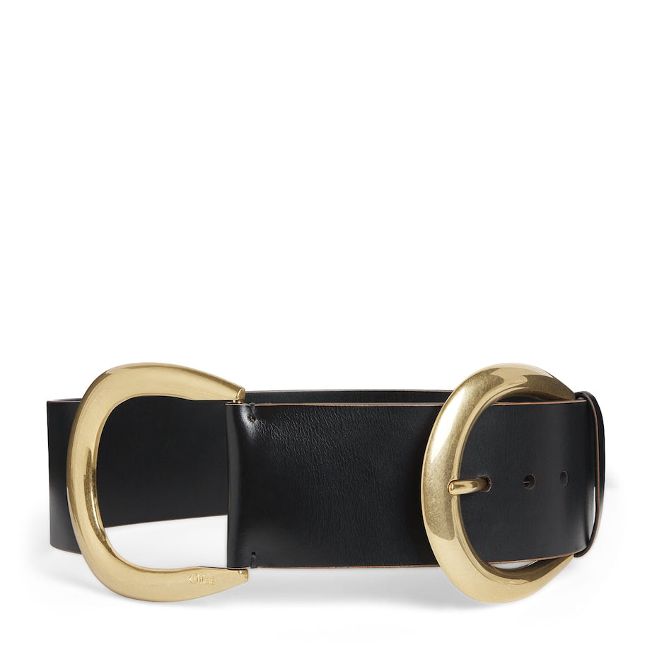 Black Leather Belt