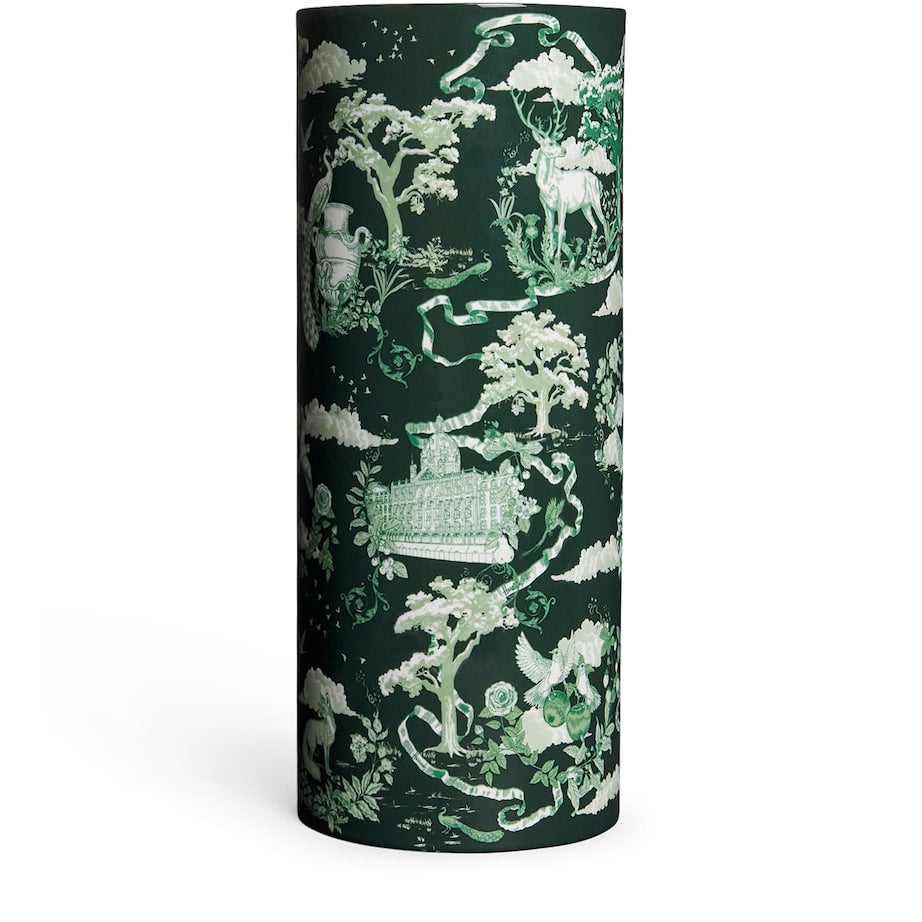 Fine Bone China Toile Vase (28cm)