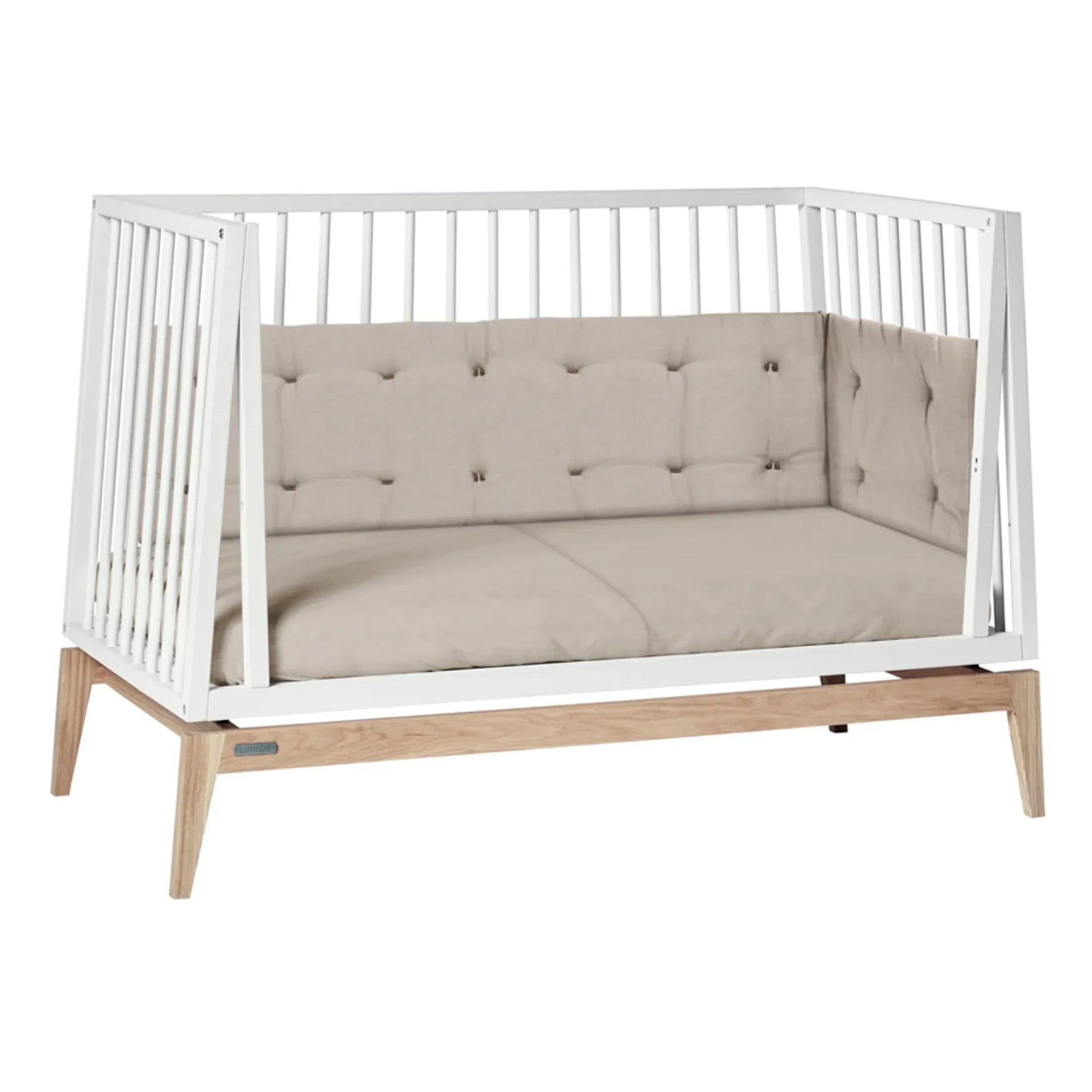 Leander - Luna Cot Conversion Kit - 60 x 120 cm | White