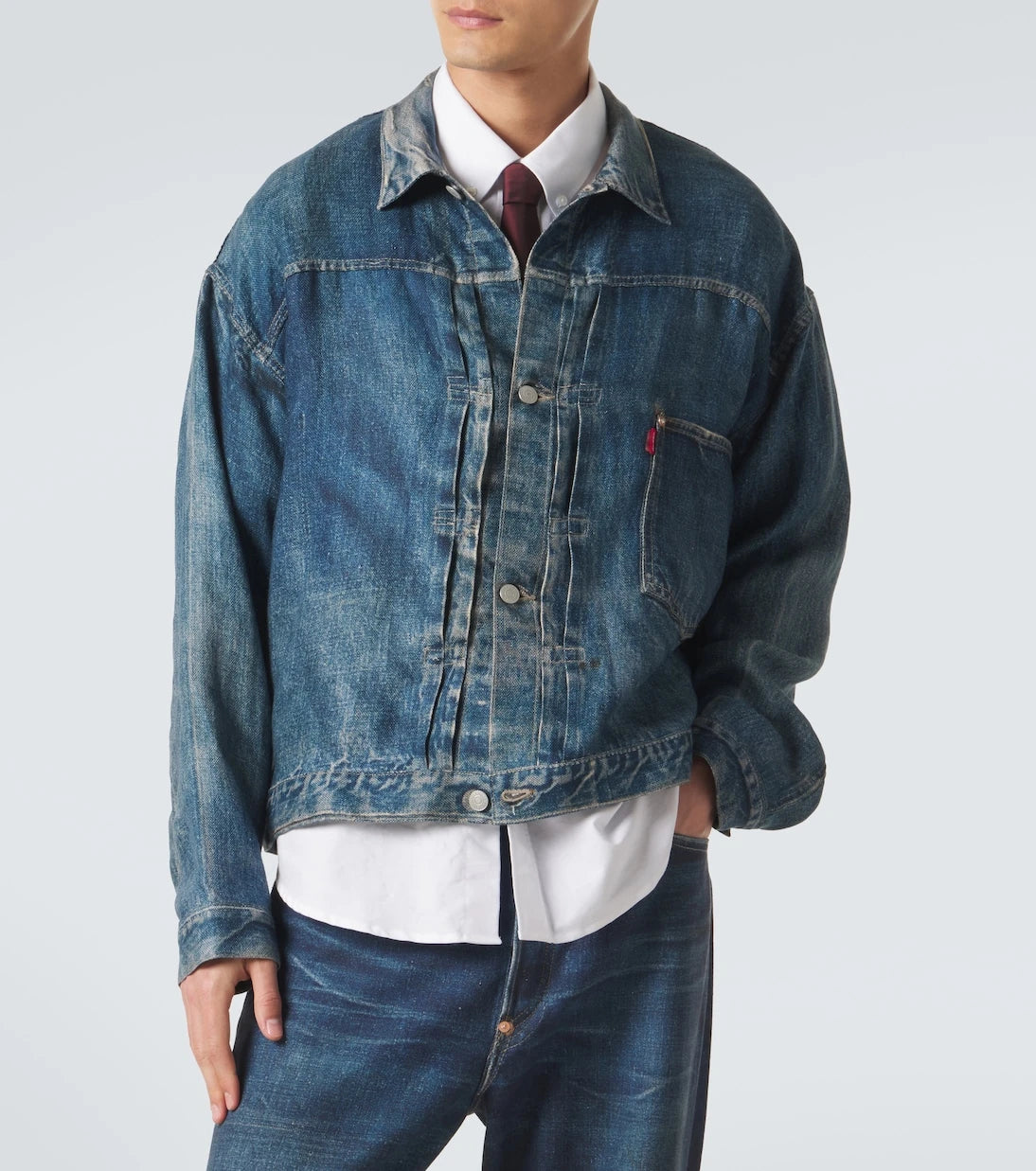 Junya Watanabe - x Levi's® trompe l'œil linen jacket