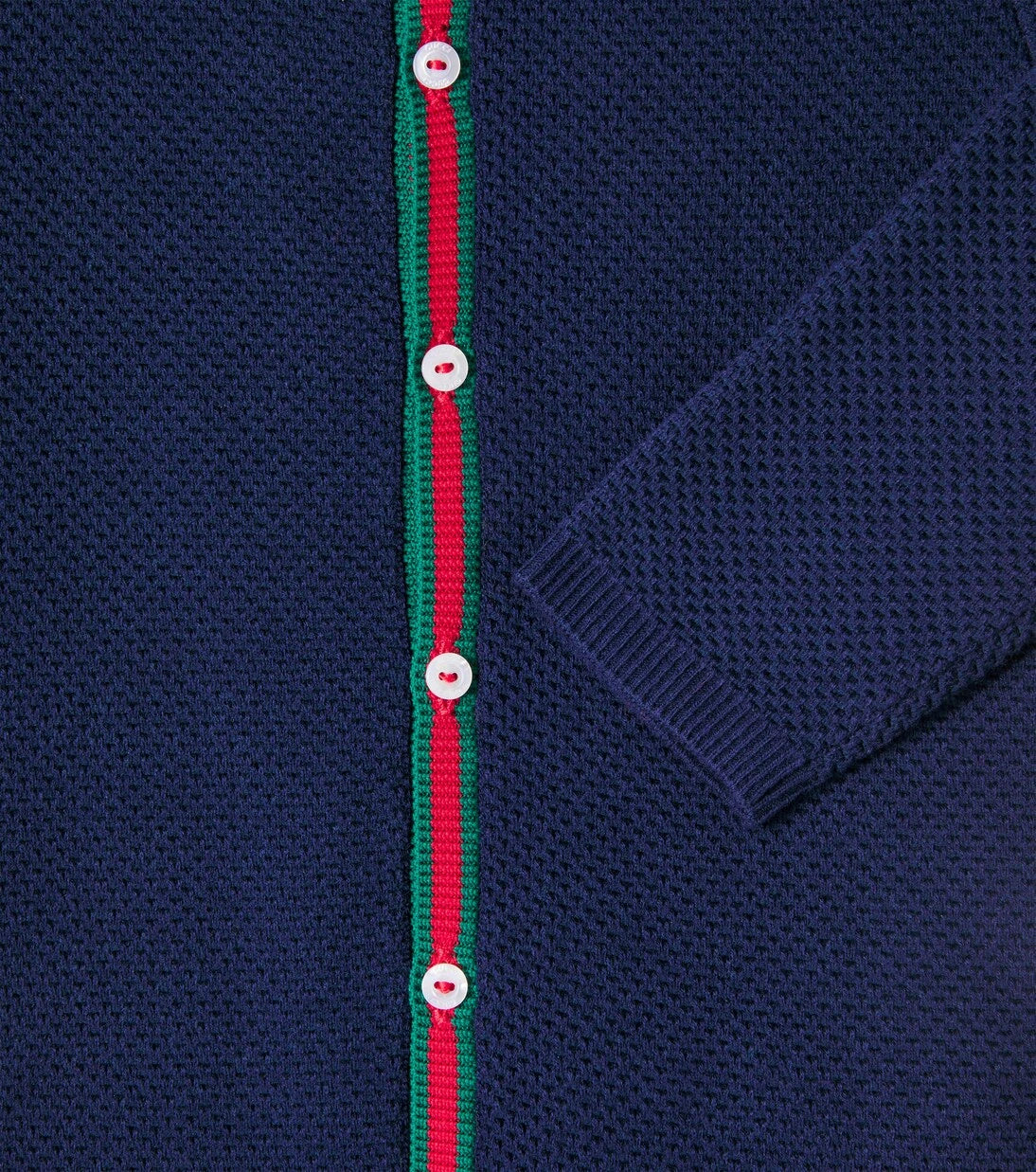 Gucci Kids - Baby Web Stripe cotton-blend onesie