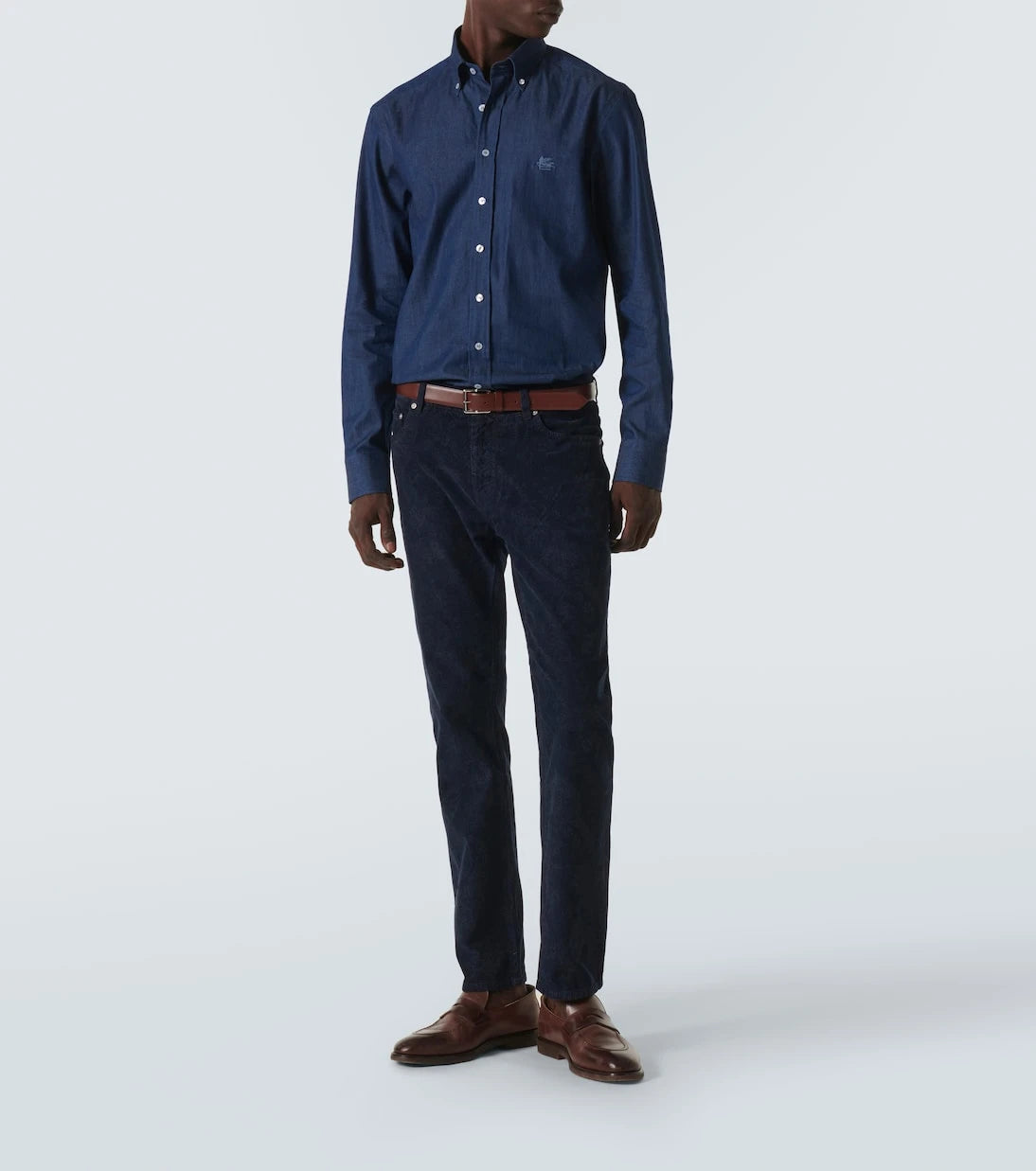 Etro - Printed straight jeans