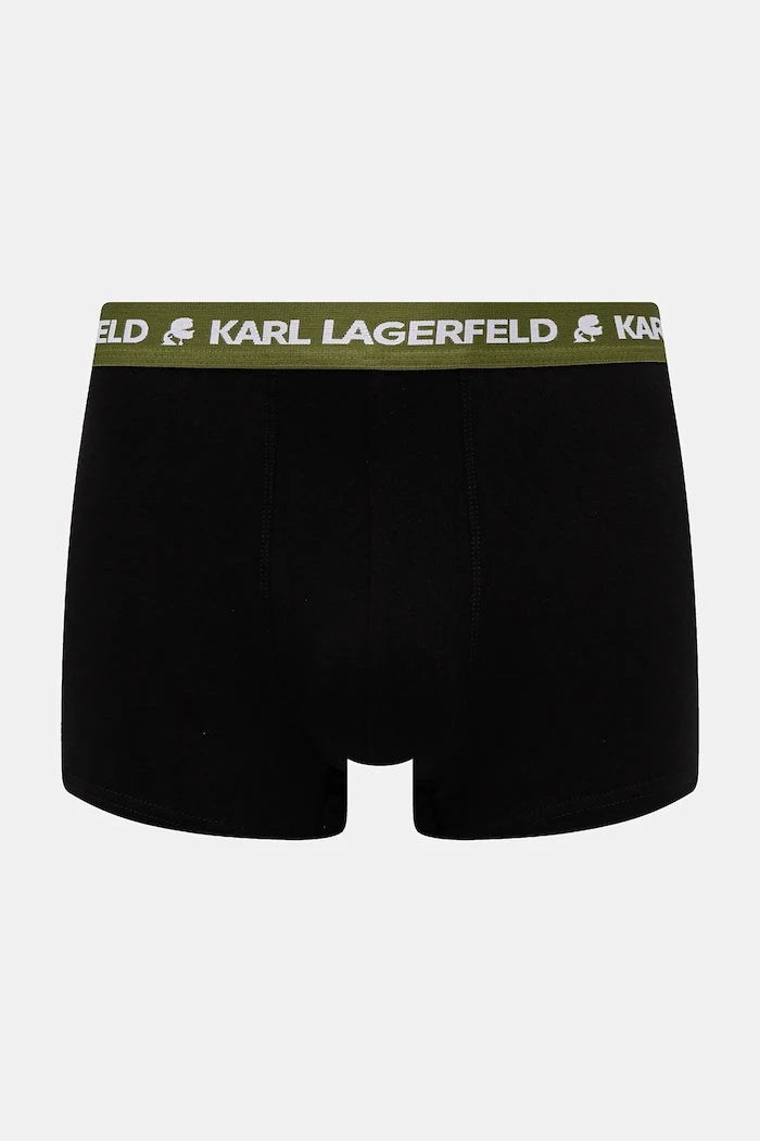 Karl Lagerfeld erkek pamuk ve elastan boxer 3'lü