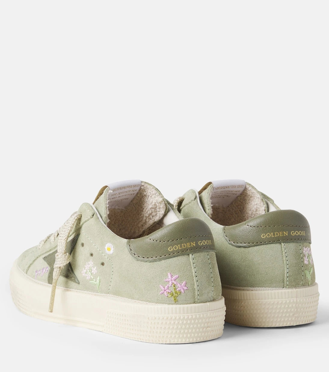 Bonpoint - حذاء رياضي Golstar من الشامواه بالتعاون مع Golden Goose