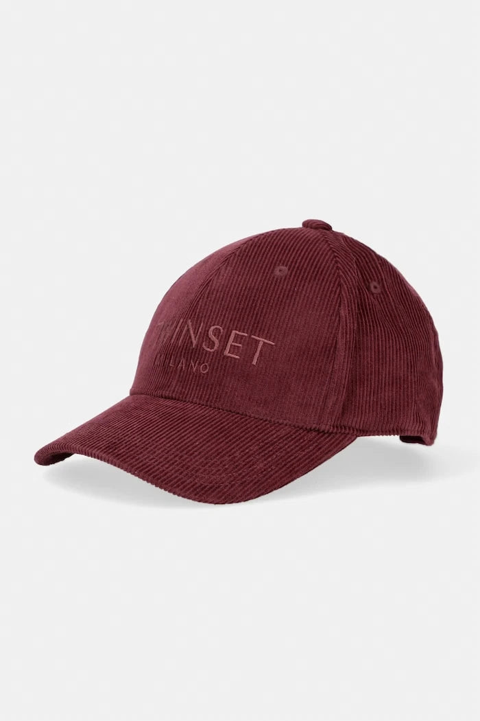Twinset kadın kot kumaş vizörlü şapka