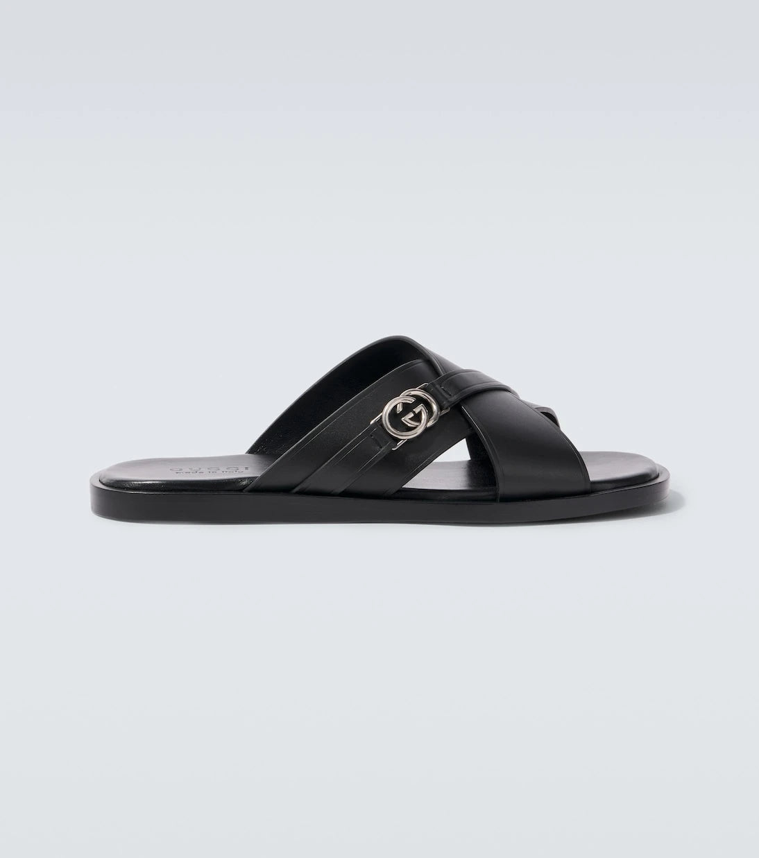 Gucci - Leather slides