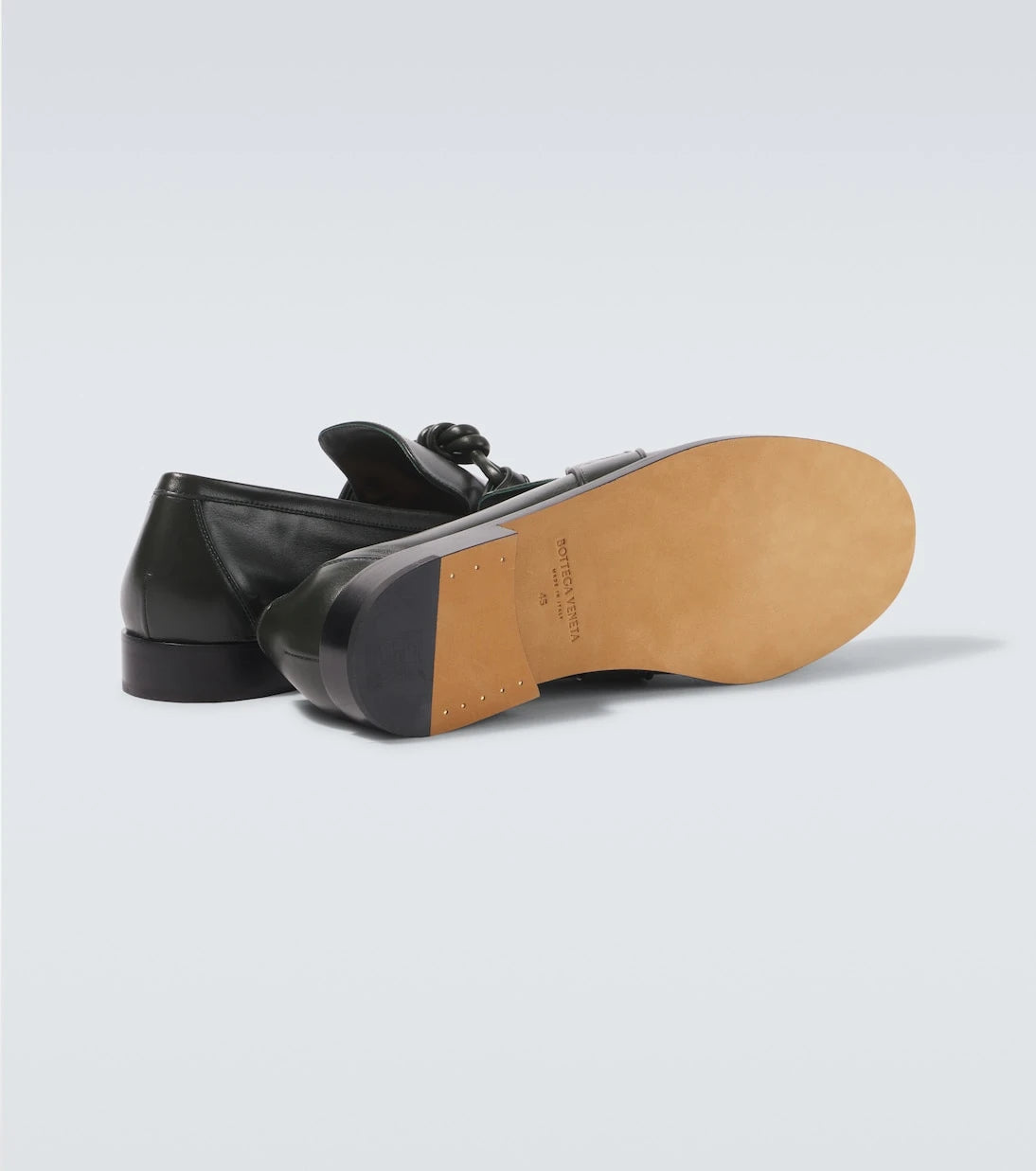 Bottega Veneta - Astaire leather loafers