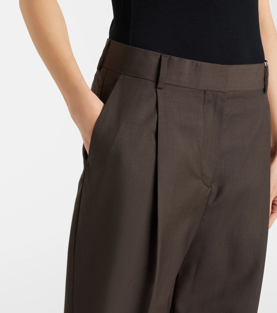 Toteme - Pleated wide-leg pants