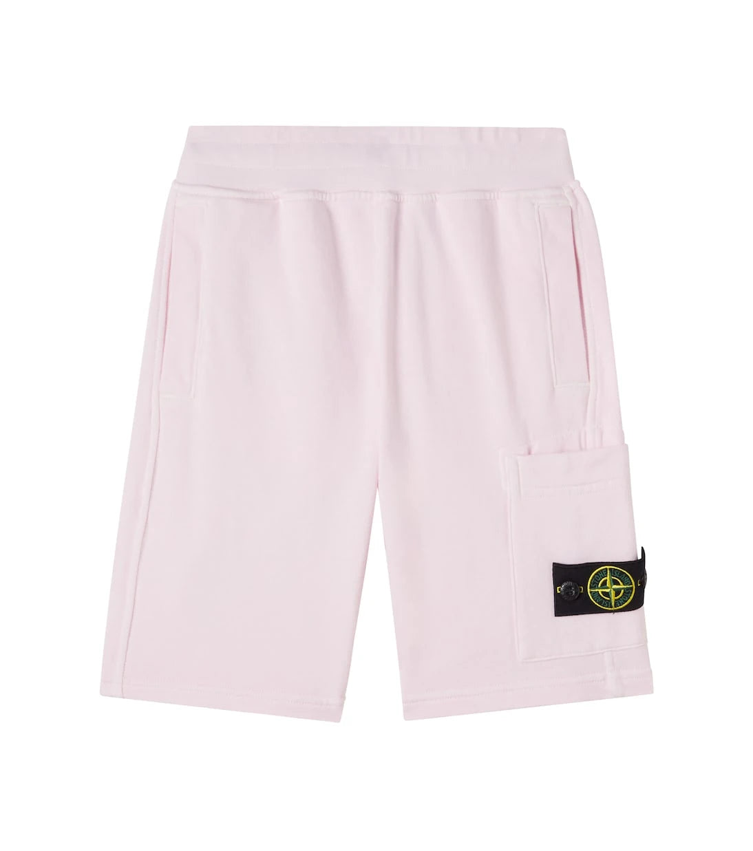 Stone Island Junior - Compass cotton jersey shorts