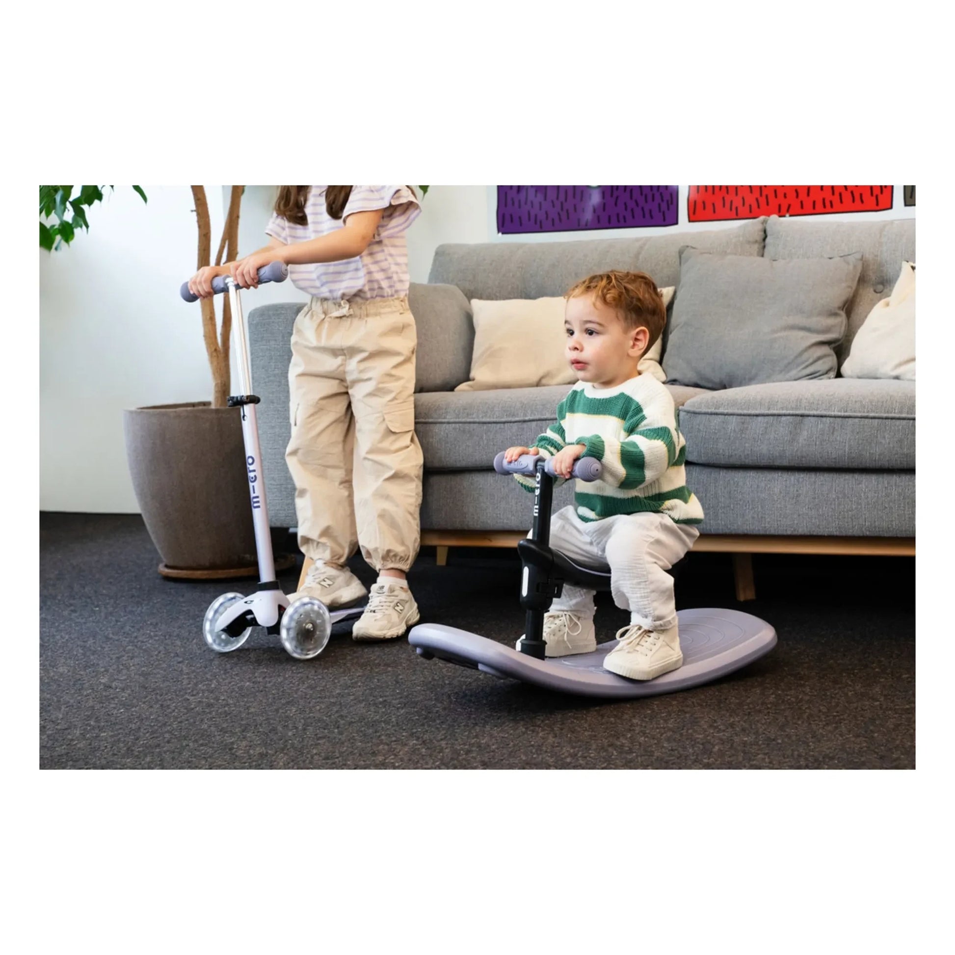 Micro - Rock&amp;Go LED scooter | Lavender