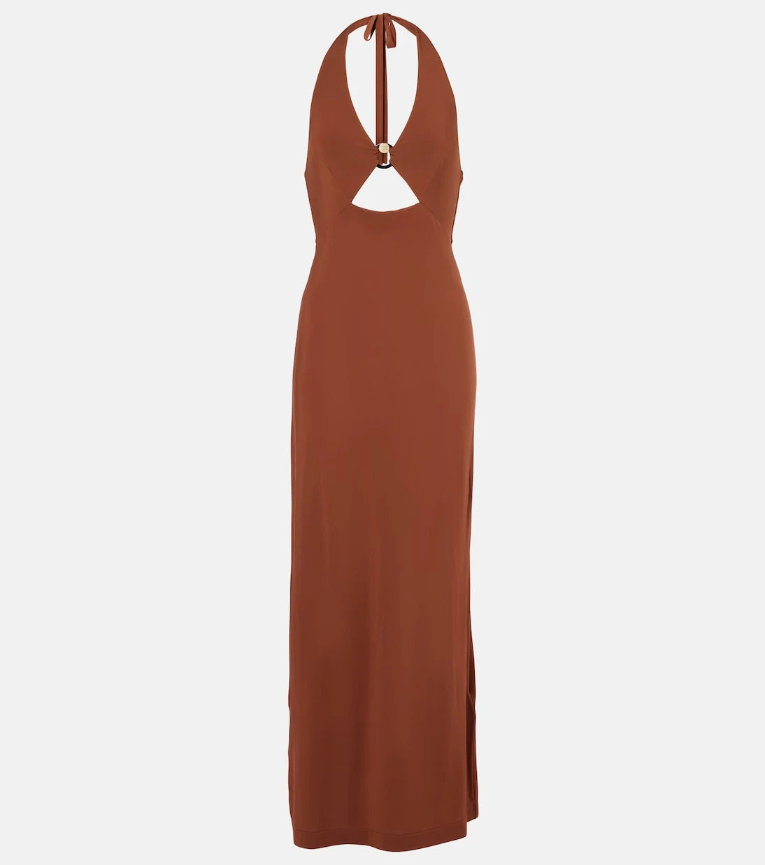 Max Mara - Ghiotto halterneck cutout maxi dress