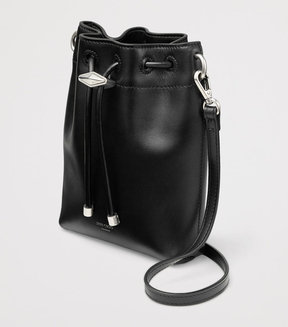 Black Mini Cinch Bucket Bag