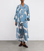 Blue Silk Amaya Cordelia Robe